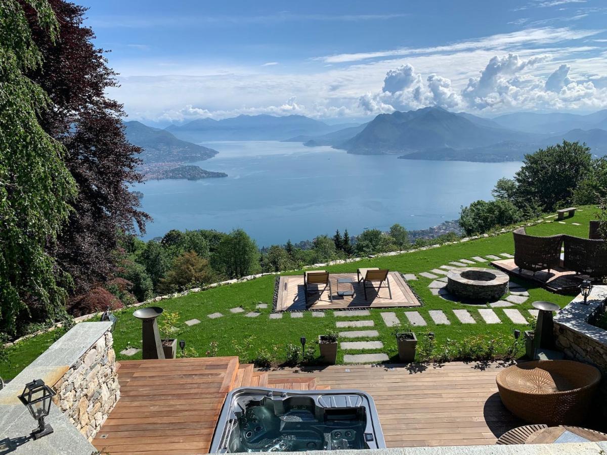 Private Luxury Spa & Silence Retreat With Spectacular View Over The Lake Maggiore Stresa Dış mekan fotoğraf