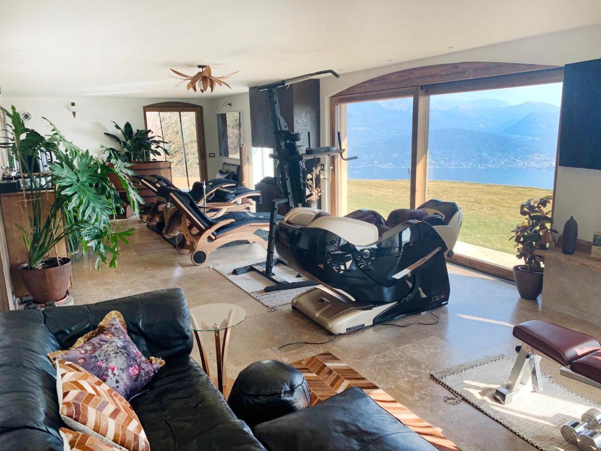 Private Luxury Spa & Silence Retreat With Spectacular View Over The Lake Maggiore Stresa Dış mekan fotoğraf