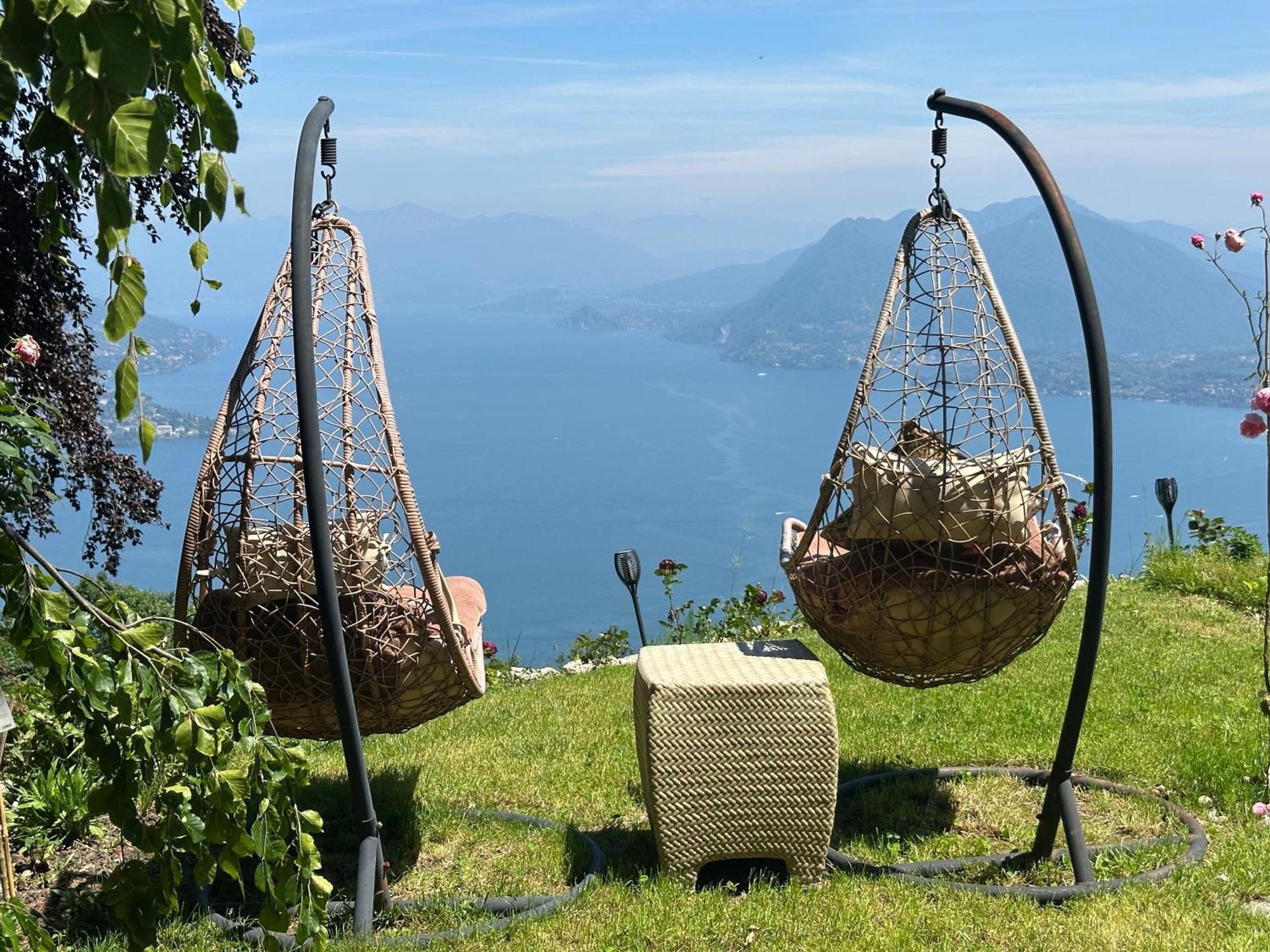 Private Luxury Spa & Silence Retreat With Spectacular View Over The Lake Maggiore Stresa Dış mekan fotoğraf