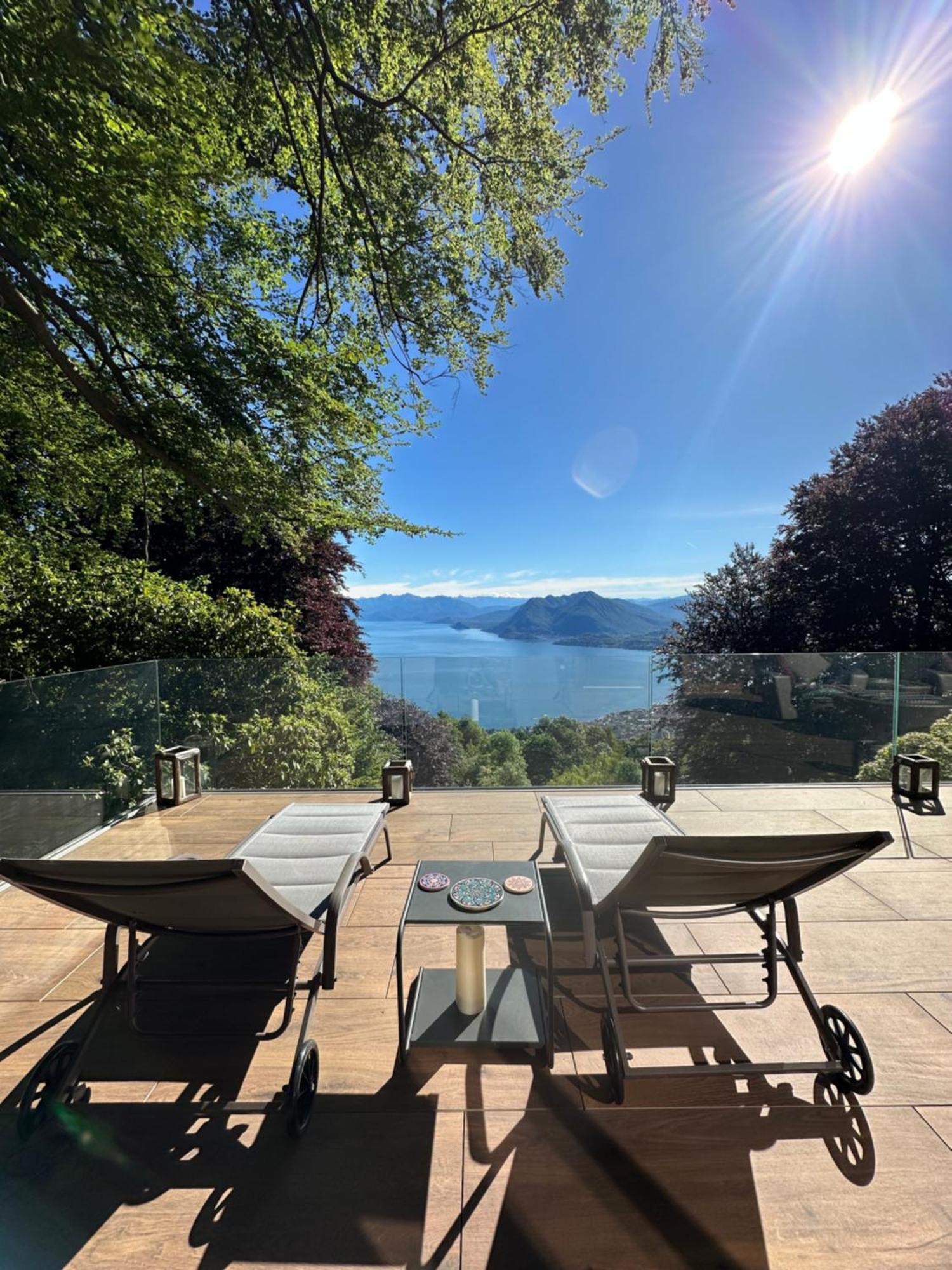 Private Luxury Spa & Silence Retreat With Spectacular View Over The Lake Maggiore Stresa Dış mekan fotoğraf